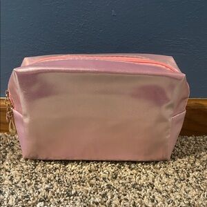 Pink Shiny Cosmetic Bag (Never Used but No Tag)
